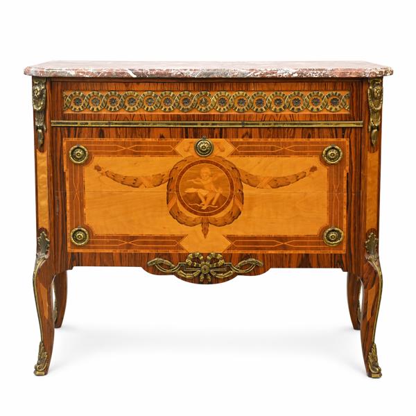 Byrå med stenskiva, Louis XVI-stil, 1900-tal.