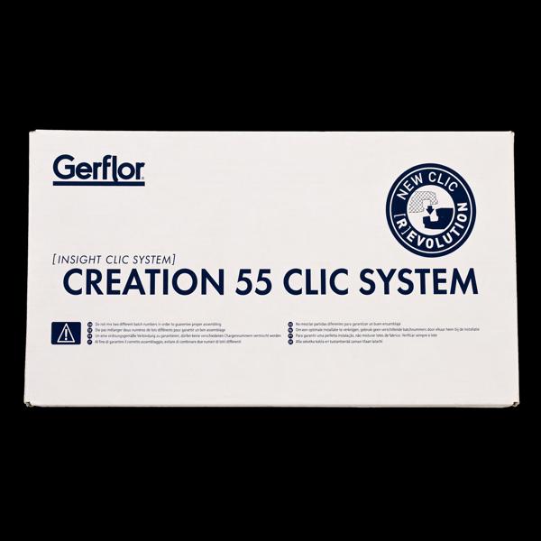 LVT-golv, 6st, Creation 55 Clic System, Gerflor.