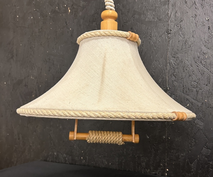 Taklampa Markslöjd furu/canvas