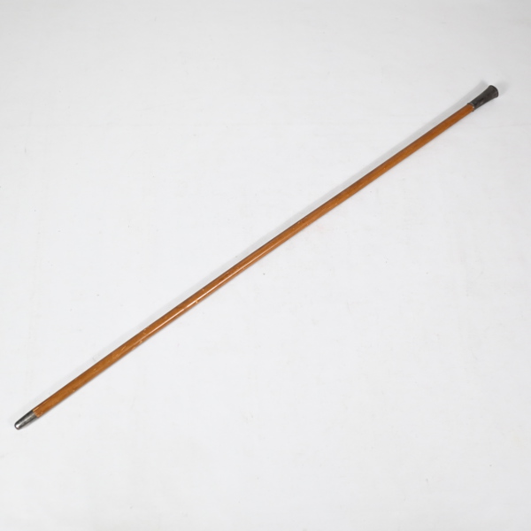 Studentkäpp, beslag i silver, 1900-tal.