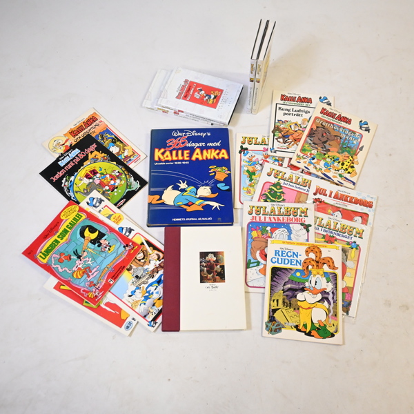 Parti böcker och serietidningar, Walt Disney.
