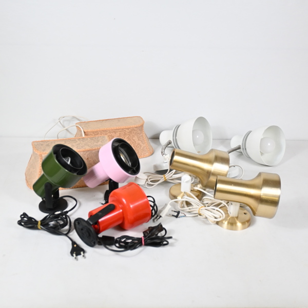 Belysning, 9 delar, 1900-talets andra hälft.