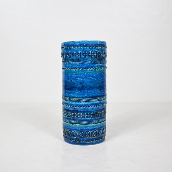 Aldo Londi, vas, stengods, "Rimini Blue", Bitossi, Italien.