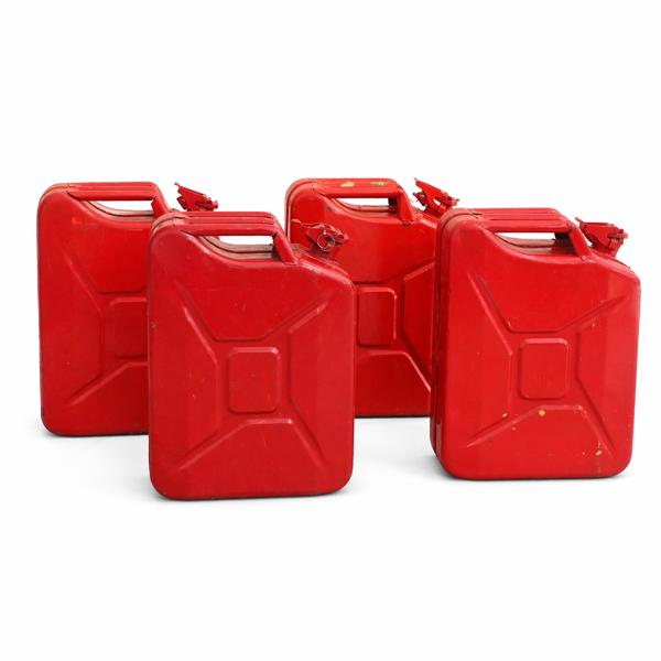 Bensindunkar, 4st, 20 liter. 