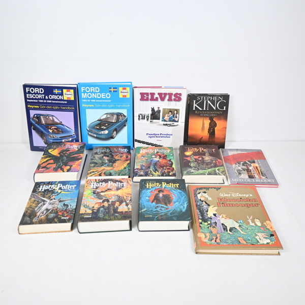 Parti böcker, blandat. 