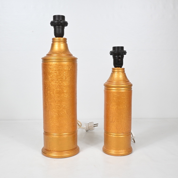 Bordslampor, 2st, Bitossi för Bergboms, 1960/70-tal. 