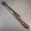 Jaktkniv, silver och 18k guld, Gaucho, Argentina, omkring år 1900.