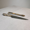 Jaktkniv, silver och 18k guld, Gaucho, Argentina, omkring år 1900.