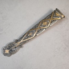 Jaktkniv, silver och 18k guld, Gaucho, Argentina, omkring år 1900.