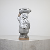 Dorothy Clough, figurin, "Pia", lergods, Upsala Ekeby.