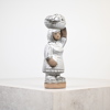 Dorothy Clough, figurin, "Pia", lergods, Upsala Ekeby.