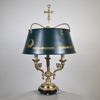 Bouillottelampa, mässing, empire-stil, 1900-tal. 