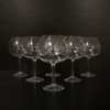 Rödvinsglas, 6st, 1900-tal.