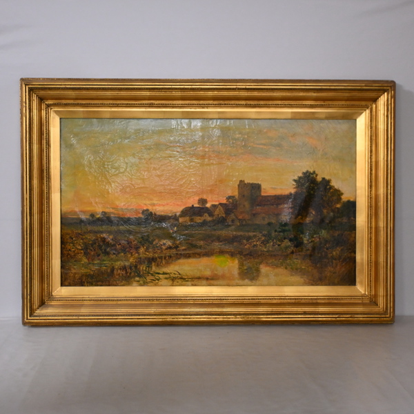 Daniel Sherrin (England, 1868-1940), olja på duk, signerad.