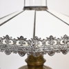 Takfotogenlampa, paraplymodell, omkring år 1900. 