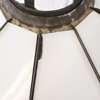 Takfotogenlampa, paraplymodell, omkring år 1900. 