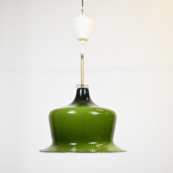 Taklampa, glas, 1960/70-tal.