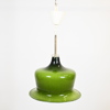 Taklampa, glas, 1960/70-tal.