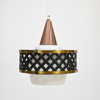 Fönsterlampa, metall, 1970-tal. 