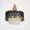 Fönsterlampa, metall, 1970-tal. 