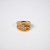 Ring i 18k guld, stenar. 