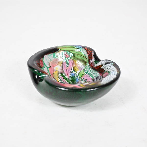 Dino Martens, askfat, glas, Murano, Italien, 1900-talets andra hälft.