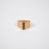 Ring i 18k guld, stenar.