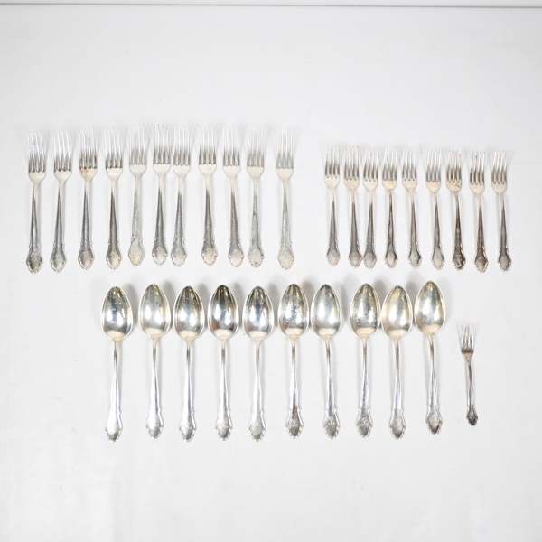 Bestick i silver, 830.