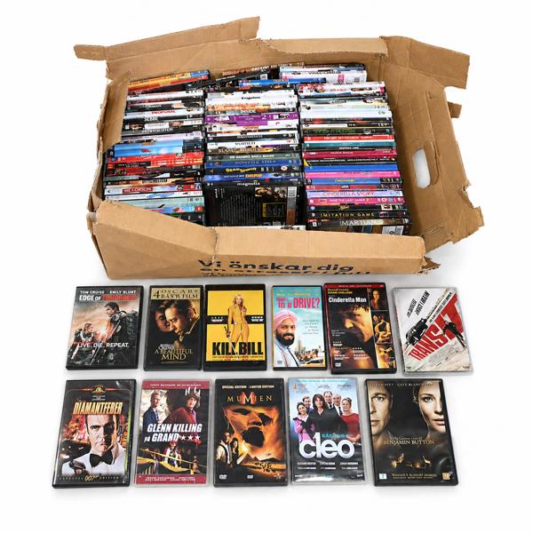 Parti DVD-filmer.