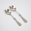 Kaffeskedar, ett par, "Uppsala", silver, 830. 