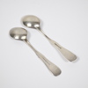 Kaffeskedar, ett par, "Uppsala", silver, 830. 