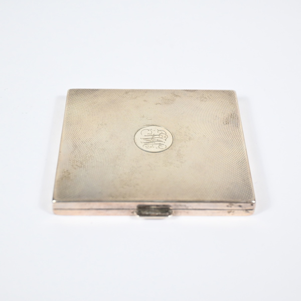 Puderdosa i sterlingsilver, Schweiz.