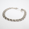 Armband i silver, bismarck-länk.