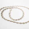 Halsband och armband, sterlingsilver.