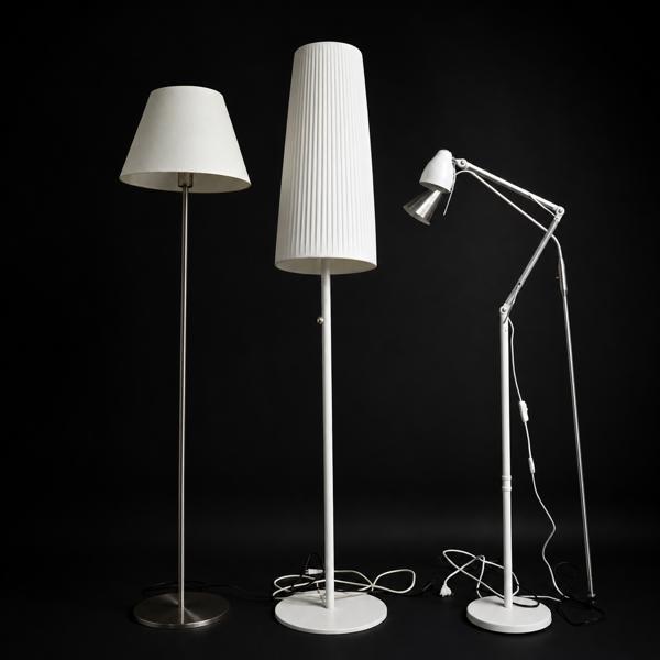 Golvlampor, 4st, IKEA, samtida.