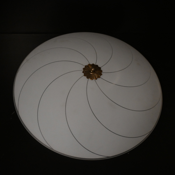 Takplafond, glas, sent 1900-tal.