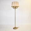 Golvlampa, mässing, 1940/50-tal. 
