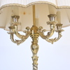 Golvlampa, mässing, 1940/50-tal. 