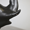 Vicke Lindstrand, figuriner, 2st, elefanter, lergods, Upsala Ekeby.