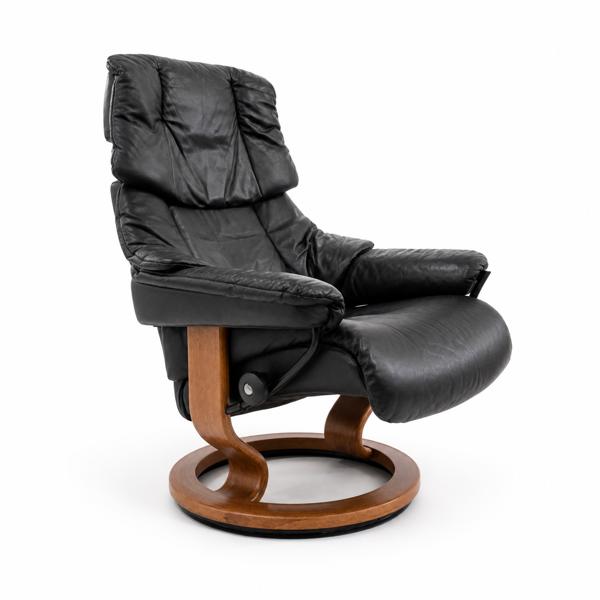 Fåtölj, "Stressless", Ekornes, Norge, 1900-talets andra hälft.
