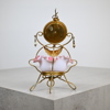Fickurställ med fickur, silver, 1900-tal. 