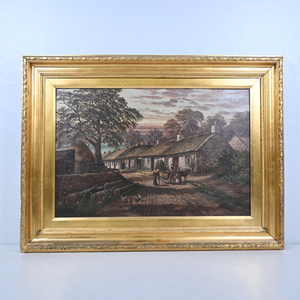Oidentifierad konstnär, lantlig scen, England, 1800-tal.