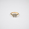 Enstensring i 18k guld, diamant.