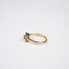 Enstensring i 18k guld, diamant.