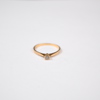 Enstensring i 18k guld, diamant.