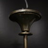 Taklampa, råglas, 1930-tal.