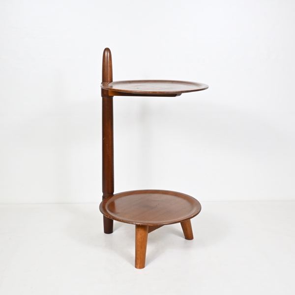 Edmund Jørgensen, sidobord, teak, Danmark, 1900-talets mitt. 