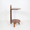 Edmund Jørgensen, sidobord, teak, Danmark, 1900-talets mitt. 