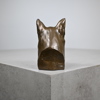 Douglas Grey, skulptur i brons, tysk schäferhund, England, 1900-tal.