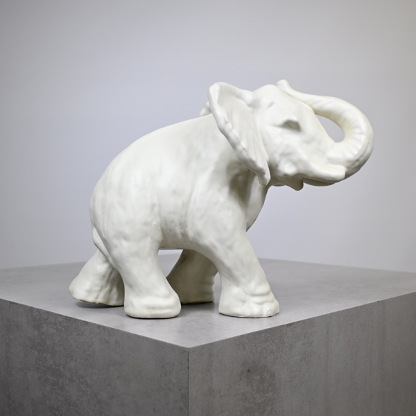 Vicke Lindstrand, figurin, elefant, lergods, Upsala Ekeby.